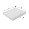 Filter, Innenraumluft FILTRON K 1446 Bild Filter, Innenraumluft FILTRON K 1446