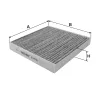 Filter, Innenraumluft FILTRON K 1449A Bild Filter, Innenraumluft FILTRON K 1449A