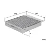 Filter, Innenraumluft FILTRON K 1455A-2x Bild Filter, Innenraumluft FILTRON K 1455A-2x