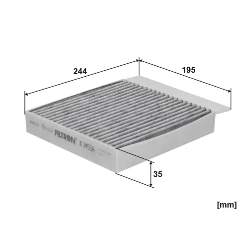Filter, Innenraumluft FILTRON K 1455A-2x Bild Filter, Innenraumluft FILTRON K 1455A-2x