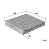 Filter, Innenraumluft FILTRON K 1465A Bild Filter, Innenraumluft FILTRON K 1465A