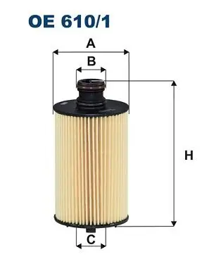 Ölfilter FILTRON OE 610/1 Bild Ölfilter FILTRON OE 610/1