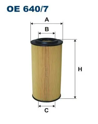 Ölfilter FILTRON OE 640/7