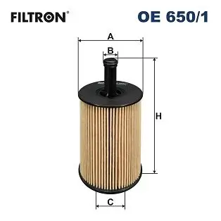 Ölfilter FILTRON OE 650/1 Bild Ölfilter FILTRON OE 650/1