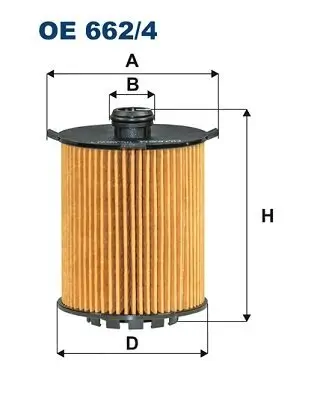 Ölfilter FILTRON OE 662/4 Bild Ölfilter FILTRON OE 662/4