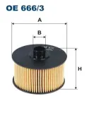 Ölfilter FILTRON OE 666/3