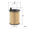 Ölfilter FILTRON OE 667/1 Bild Ölfilter FILTRON OE 667/1