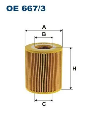 Ölfilter FILTRON OE 667/3