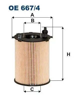 Ölfilter FILTRON OE 667/4