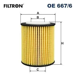 Ölfilter FILTRON OE 667/6 Bild Ölfilter FILTRON OE 667/6