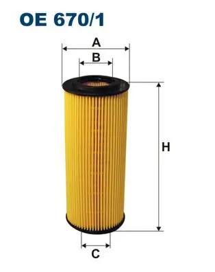 Ölfilter FILTRON OE 670/1