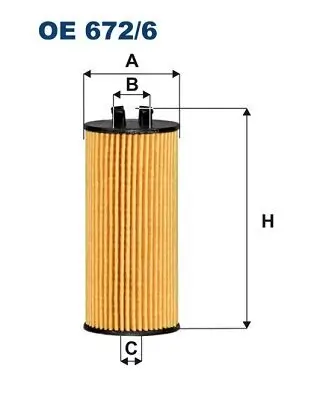 Ölfilter FILTRON OE 672/6