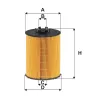 Ölfilter FILTRON OE 672/8 Bild Ölfilter FILTRON OE 672/8