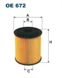 Ölfilter FILTRON OE 672