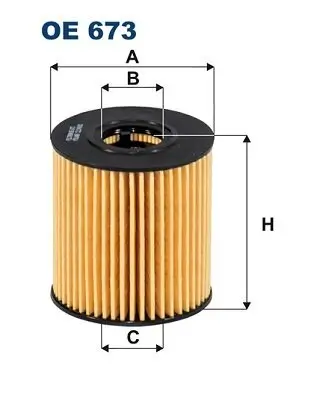 Ölfilter FILTRON OE 673 Bild Ölfilter FILTRON OE 673