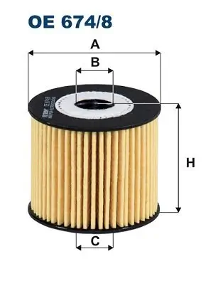 Ölfilter FILTRON OE 674/8