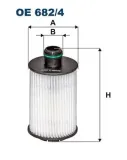Ölfilter FILTRON OE 682/4