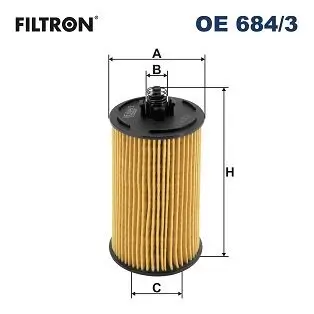 Ölfilter FILTRON OE 684/3 Bild Ölfilter FILTRON OE 684/3