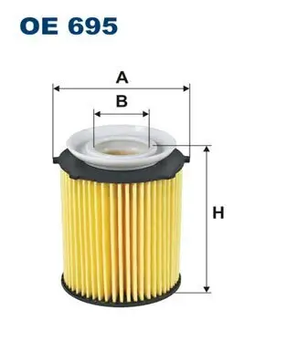 Ölfilter FILTRON OE 695