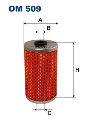 Ölfilter FILTRON OM 509 Bild Ölfilter FILTRON OM 509