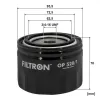 Ölfilter FILTRON OP 520/1 Bild Ölfilter FILTRON OP 520/1