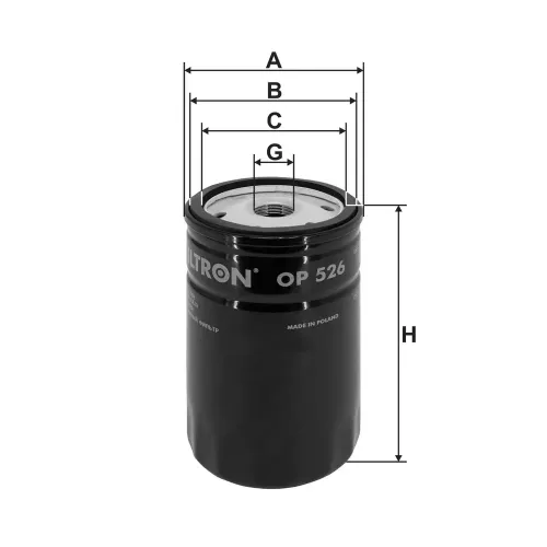 Ölfilter FILTRON OP 526 Bild Ölfilter FILTRON OP 526