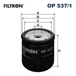 Ölfilter FILTRON OP 537/1