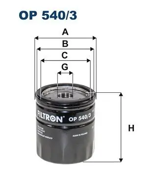 Ölfilter FILTRON OP 540/3