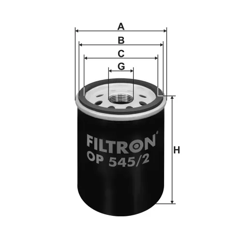 Ölfilter FILTRON OP 545/2 Bild Ölfilter FILTRON OP 545/2