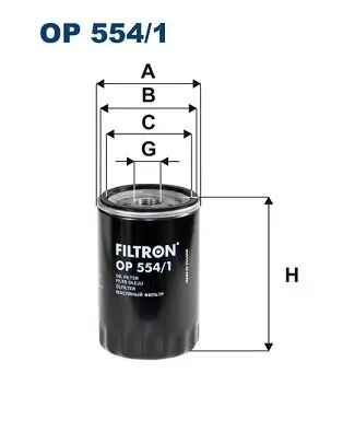 Ölfilter FILTRON OP 554/1