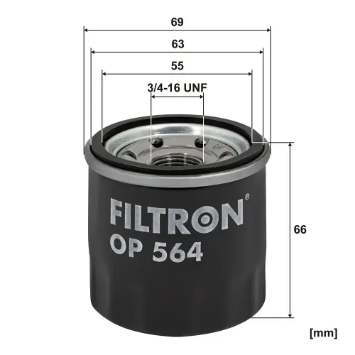 Ölfilter FILTRON OP 564 Bild Ölfilter FILTRON OP 564