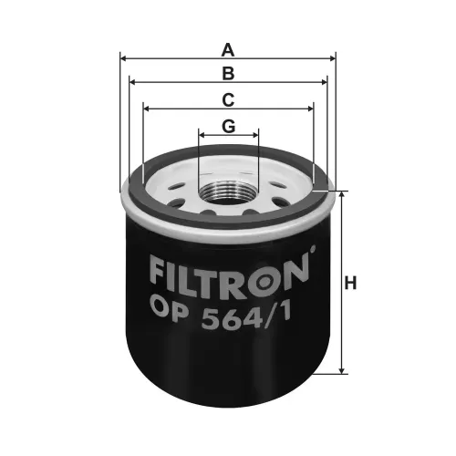 Ölfilter FILTRON OP 564/1 Bild Ölfilter FILTRON OP 564/1