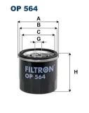 Ölfilter FILTRON OP 564