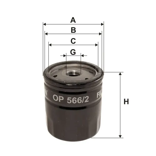 Ölfilter FILTRON OP 566/2 Bild Ölfilter FILTRON OP 566/2