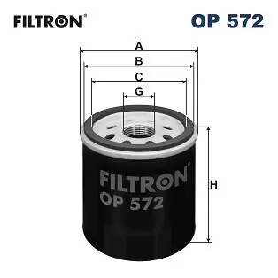 Ölfilter FILTRON OP 572