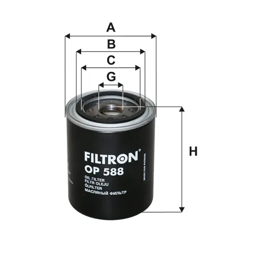 Ölfilter FILTRON OP 588 Bild Ölfilter FILTRON OP 588