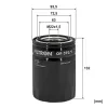 Ölfilter FILTRON OP 592/9 Bild Ölfilter FILTRON OP 592/9