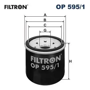 Ölfilter FILTRON OP 595/1 Bild Ölfilter FILTRON OP 595/1