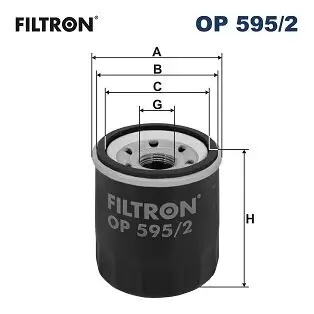 Ölfilter FILTRON OP 595/2