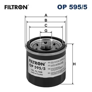 Ölfilter FILTRON OP 595/5