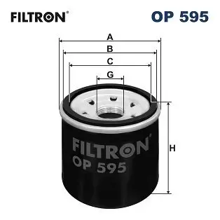 Ölfilter FILTRON OP 595 Bild Ölfilter FILTRON OP 595