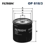Ölfilter FILTRON OP 616/3