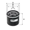 Ölfilter FILTRON OP 617/2 Bild Ölfilter FILTRON OP 617/2
