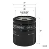 Ölfilter FILTRON OP 618 Bild Ölfilter FILTRON OP 618
