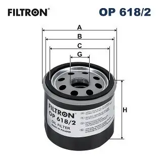 Ölfilter FILTRON OP 618/2