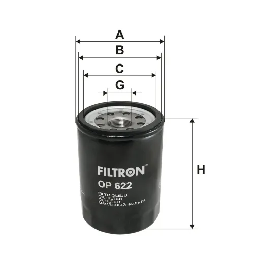 Ölfilter FILTRON OP 622 Bild Ölfilter FILTRON OP 622
