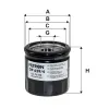 Ölfilter FILTRON OP 629/4 Bild Ölfilter FILTRON OP 629/4