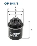 Ölfilter FILTRON OP 641/1