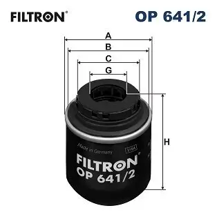 Ölfilter FILTRON OP 641/2