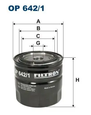 Ölfilter FILTRON OP 642/1